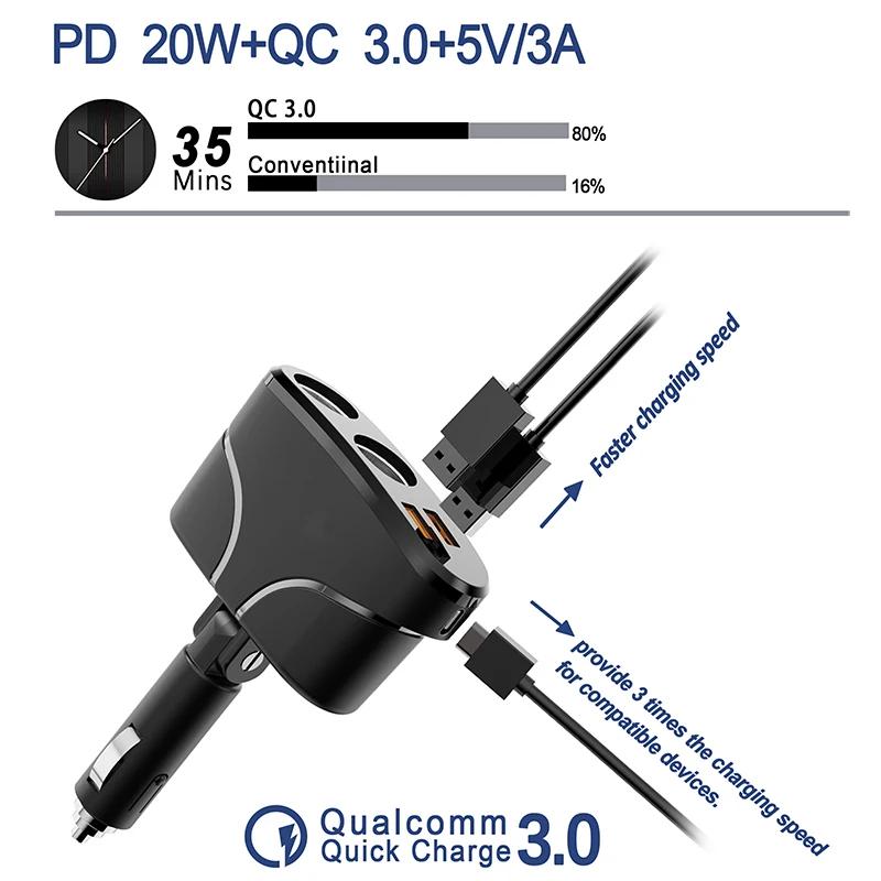 LOLOLOAGO   ,  USB, QC3.0, CŸ, PD20W  ,  , ޴   , 2 